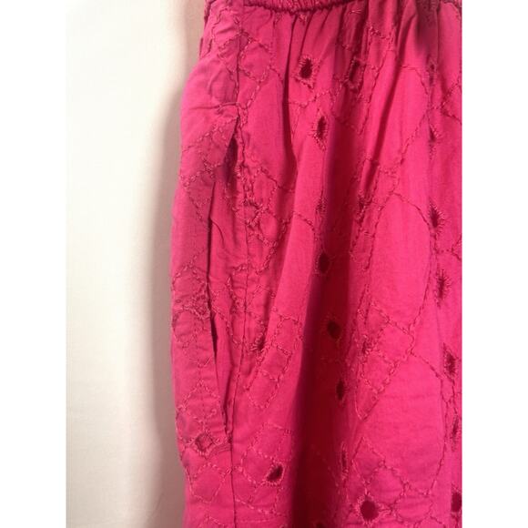 Abercrombie And Fitch Girls Sun-kissed Pink Eyelet Cottage Dress Size 11/12 - Picture 6 of 10